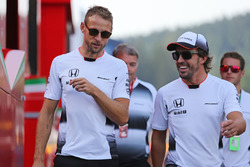 Jenson Button, McLaren Honda und Fernando Alonso, McLaren Honda