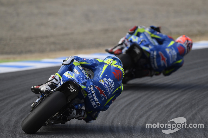 Aleix Espargaro, Team Suzuki Ecstar MotoGP;, Maverick Viñales, Team Suzuki Ecstar MotoGP