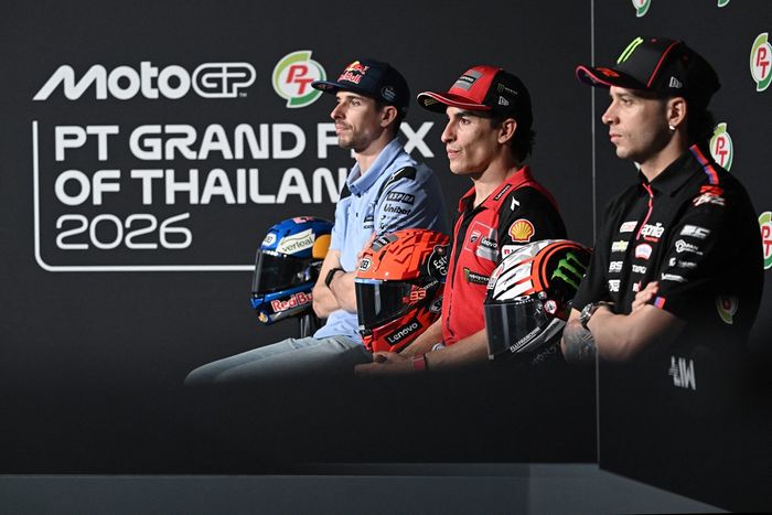 Marco Bezzecchi, Aprilia Racing, Alex Marquez, Gresini Racing, Marc Marquez, Ducati Team