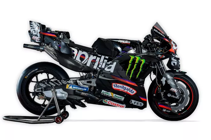 La decoración de Aprilia Monster Energy