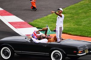 Lewis Hamilton, Mercedes AMG F1 on the drivers parade 