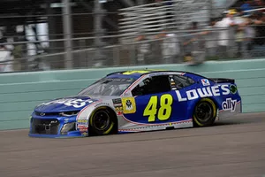 Jimmie Johnson, Hendrick Motorsports, Chevrolet Camaro Lowe's Rookie Throwback