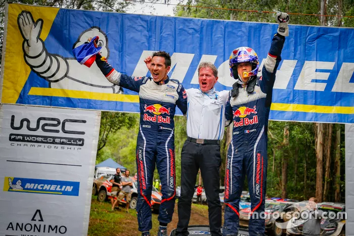 I Campioni 2018 del WRC Sébastien Ogier, Julien Ingrassia, Ford Fiesta WRC, M-Sport Ford, Malcolm Wilson
