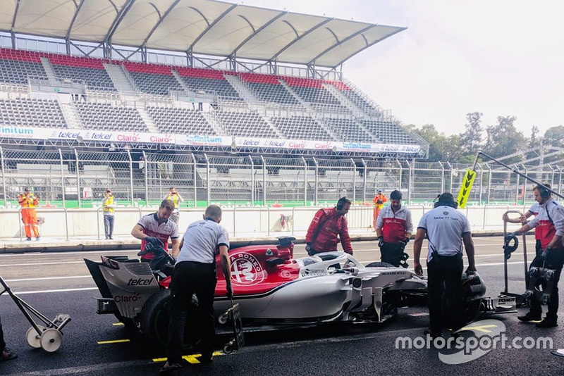 Tatiana Calderón, Sauber C37 piloto de prueba