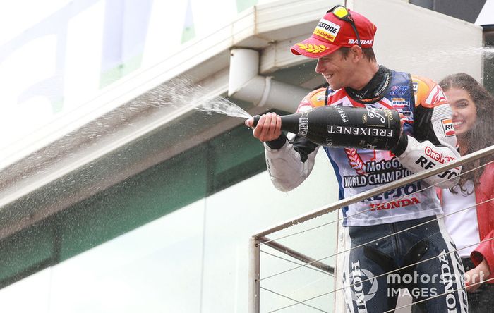Podio: Casey Stoner, Repsol Honda
