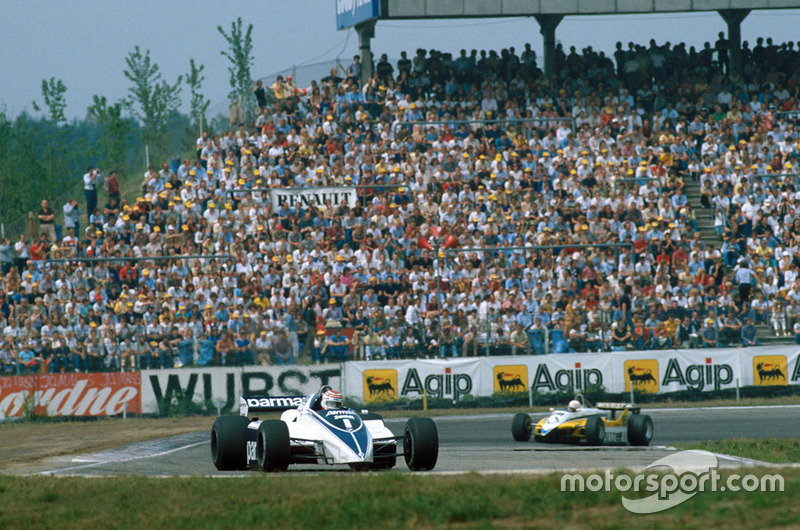 Nelson Piquet, Brabham BT50 leads