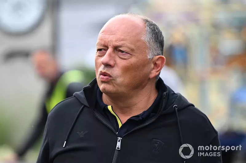 Frederic Vasseur, directeur de l'équipe et directeur général de la Scuderia Ferrari