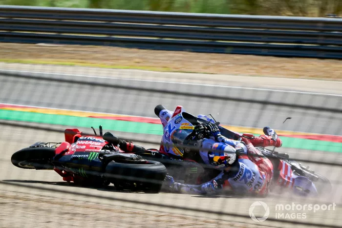 Francesco Bagnaia, Ducati Team, Alex Marquez, acidente na Gresini Racing