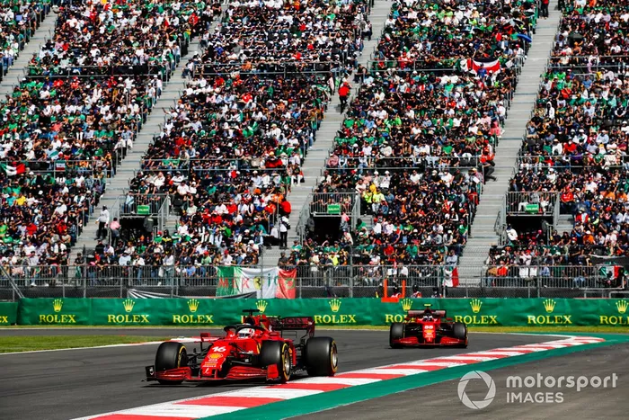 Charles Leclerc, Ferrari SF21, Carlos Sainz Jr, Ferrari SF21