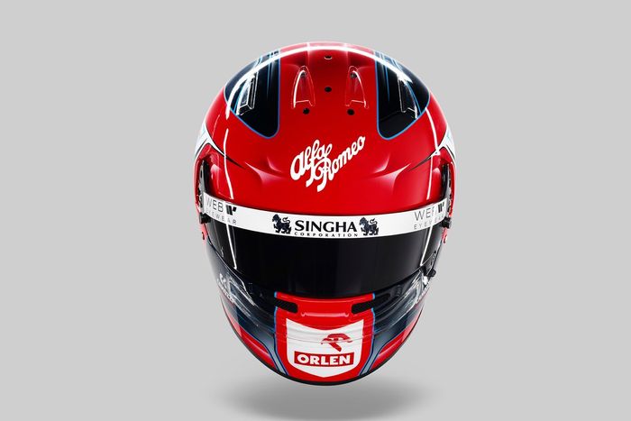 Casco de Robert Kubica, Alfa Romeo