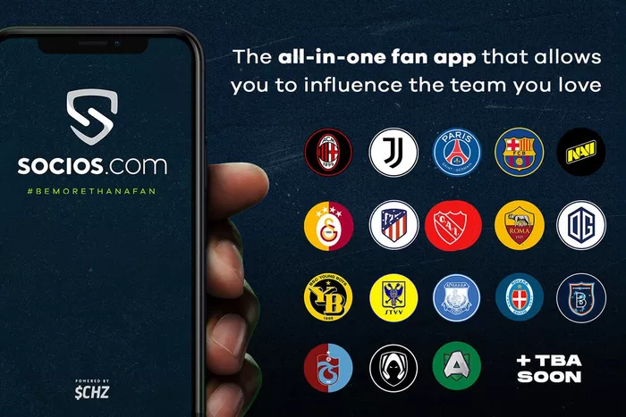 Socios.com, fan tokens 