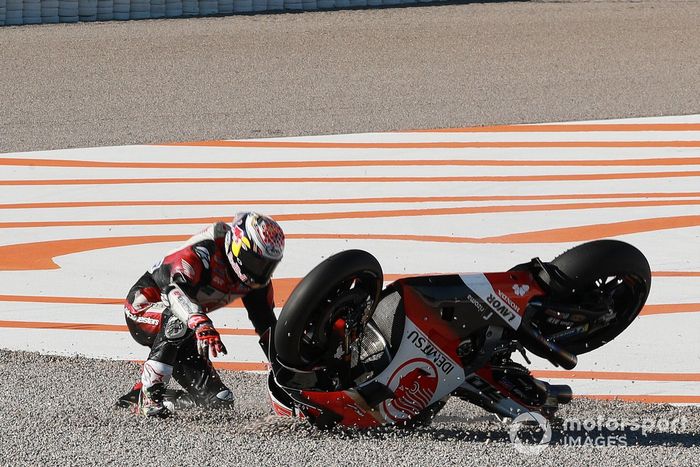 Caída de Takaaki Nakagami, Team LCR