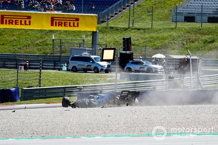 El coche de Valtteri Bottas, Mercedes AMG W10