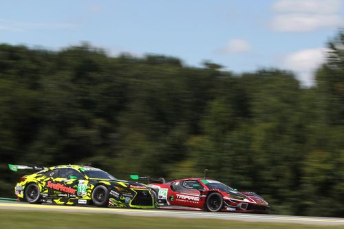 #12 Vasser Sullivan Racing Lexus RC F GT3: Jack Hawksworth, Parker Thompson, #021 Triarsi Competizione Ferrari 296 GT3: Onofrio Triarsi, Kenton Koch