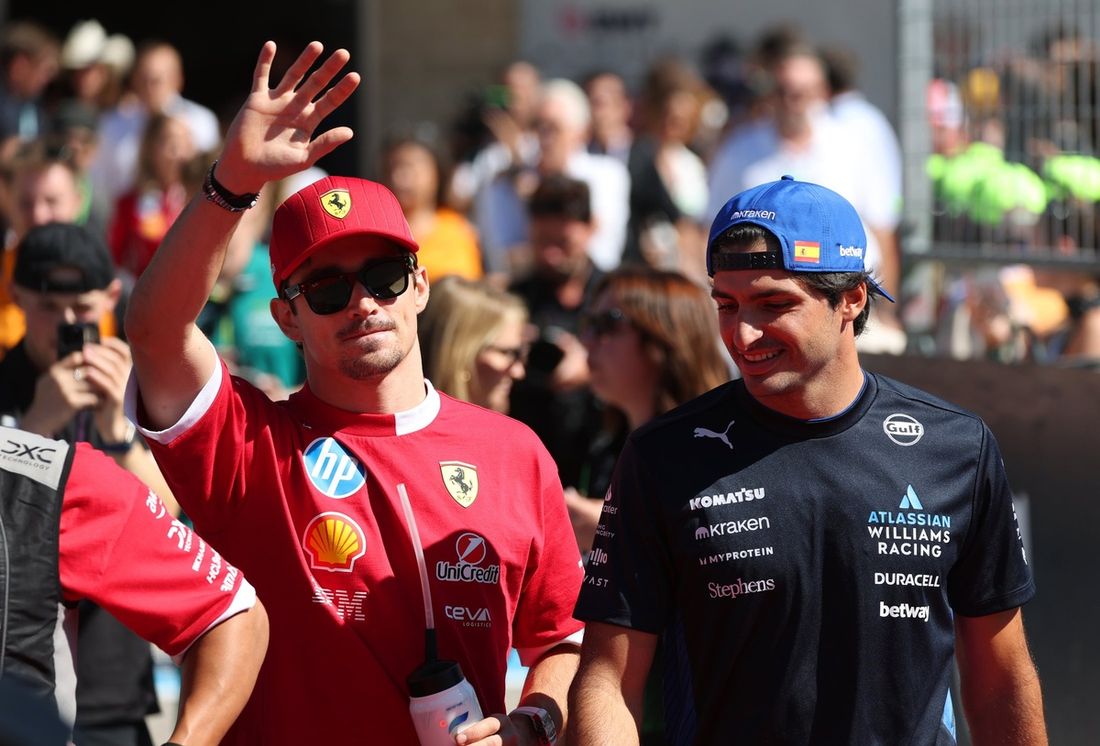 Charles Leclerc, Ferrari, Carlos Sainz, Williams