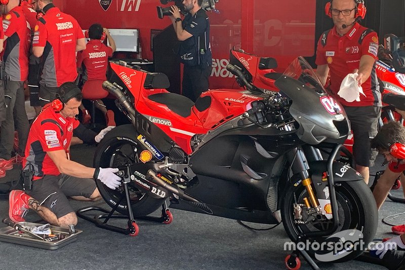 Andrea Dovizioso, Ducati Team with new fairing
