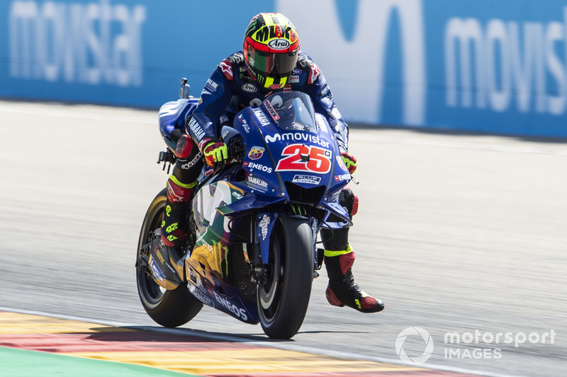 Maverick Viñales, Yamaha Factory Racing, braking