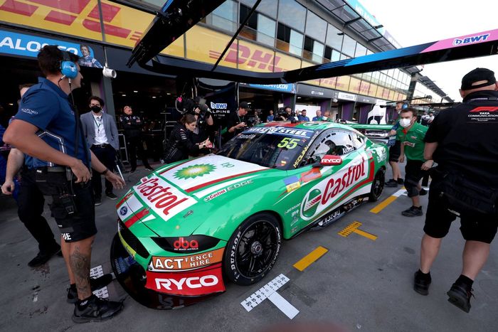 Fernando Alonso, Alpine F1 Team, prueba con Thomas Randle, Tickford Racing, Ford Mustang GT 