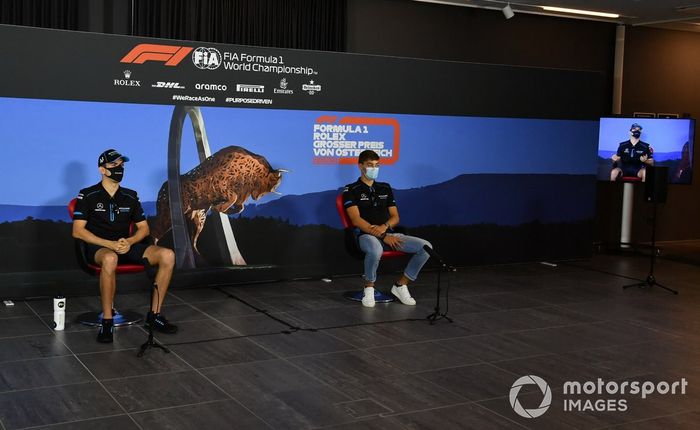 Nicholas Latifi, Williams y George Russell, Williams