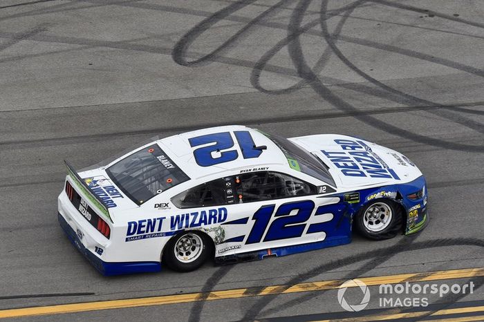 Race Winner Ryan Blaney, Team Penske, Ford Mustang