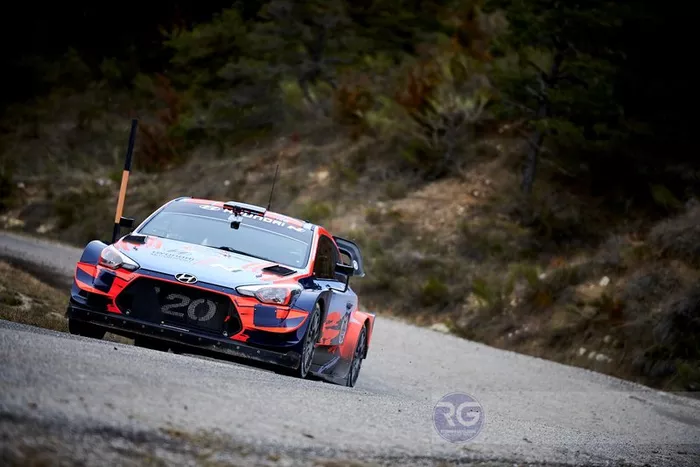 Ott Tanak, Martin Jarveoja, Hyundai i20 Coupe WRC