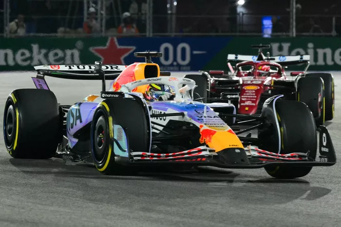 Charles Leclerc, Ferrari, Isack Hadjar, Racing Bulls Team