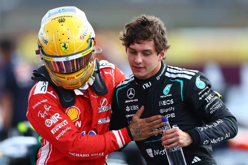 Lewis Hamilton, Ferrari, Andrea Kimi Antonelli, Mercedes