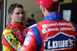 Jeff Gordon, Hendrick Motorsports Chevrolet; Jimmie Johnson, Hendrick Motorsports, Chevrolet