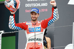 Podio: terzo Andrea Dovizioso, Ducati Team