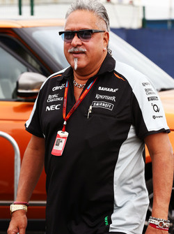 El Dr. Vijay Mallya, dueño del equipo de Sahara Force India F1