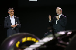 Jerome Stoll, Renault Sport F1 president with Patrice Ratti, Renault Sport Technologie general manager