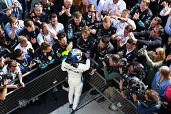 Valtteri Bottas, Mercedes-AMG F1 celebrates in parc ferme
