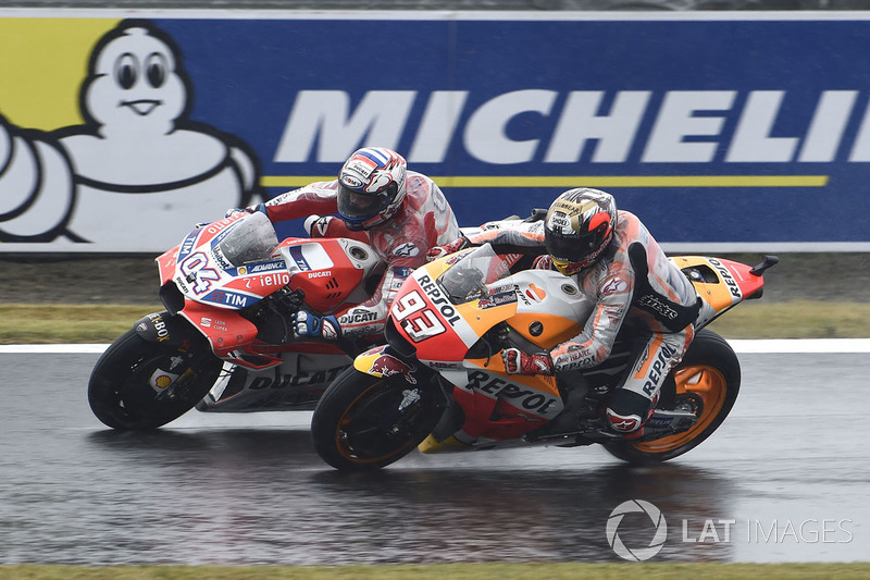 Marc Marquez, Repsol Honda Team, Andrea Dovizioso, Ducati Team