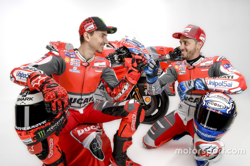 Jorge Lorenzo and Andrea Dovizioso, Ducati Team