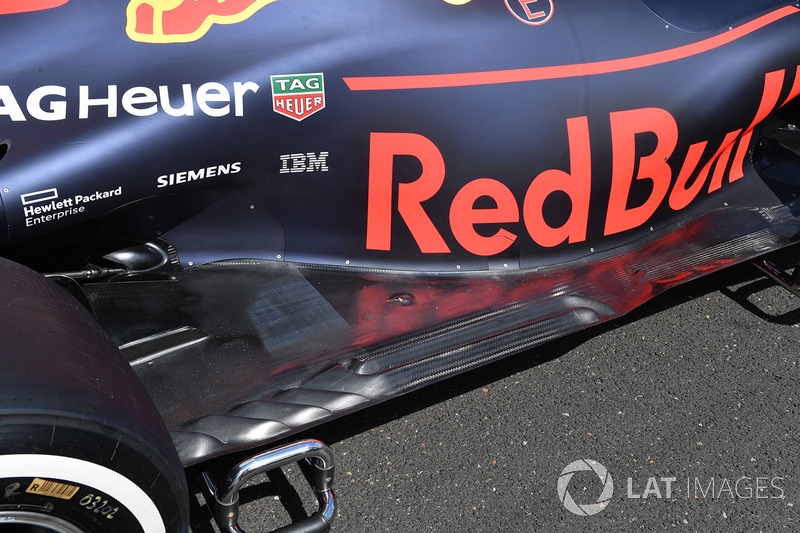 Red Bull RB14: il fondo cambia ancora a Spa