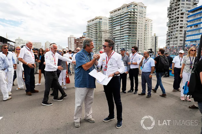 Alejandro Agag, CEO de Fórmula E, en la parrilla