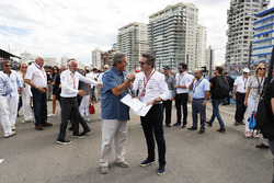 Alejandro Agag, CEO, Formula E, in griglia
