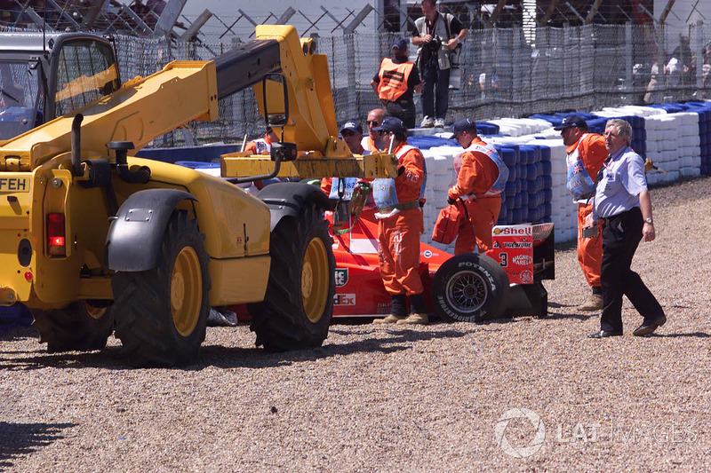 Michael Schumacher, Ferrari, kaza