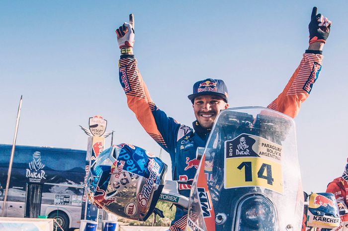 Dakar-winnaar Sam Sunderland, Red Bull KTM Factory Racing