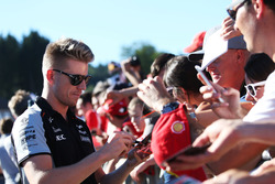 Nico Hulkenberg, Sahara Force India F1 signeert handtekeningen