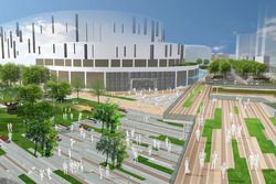 Representación de Kai Tak Sports Park