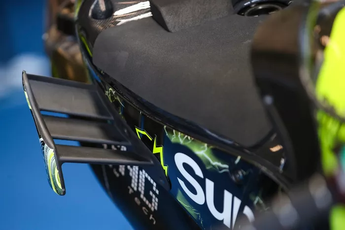 Trackhouse Racing rear wing