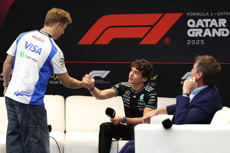Liam Lawson, Racing Bulls Team, Andrea Kimi Antonelli, Mercedes
