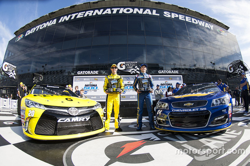 #3: Chase Elliott (Hendrick-Chevrolet) und Matt Kenseth (Gibbs-Toyota)