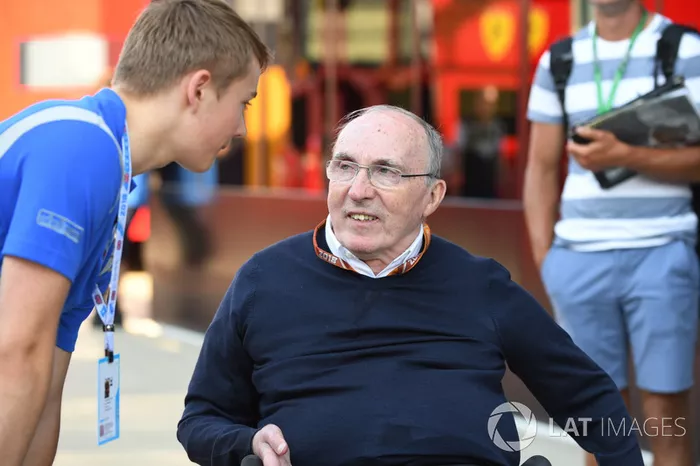 Frank Williams, propietario del equipo Williams y Billy Monger
