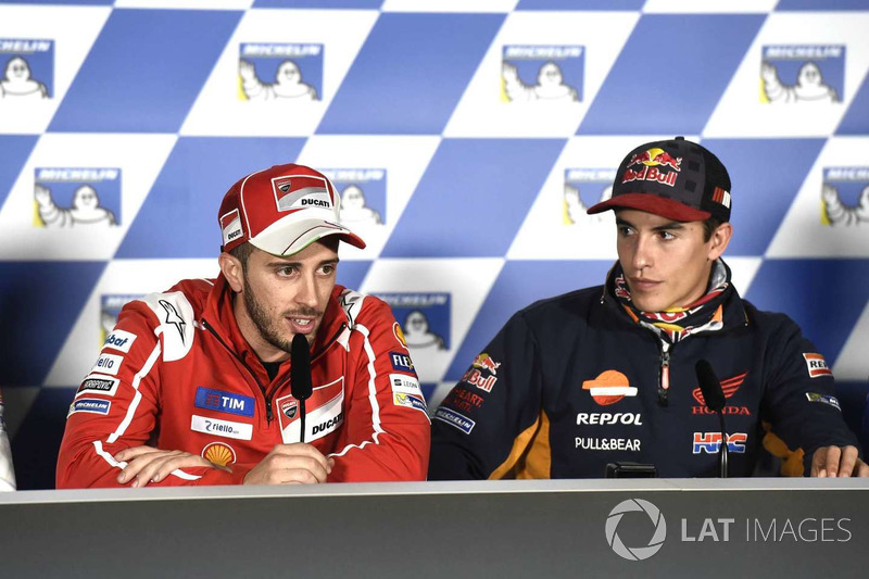 Andrea Dovizioso, Ducati Team, Marc Marquez, Repsol Honda Team