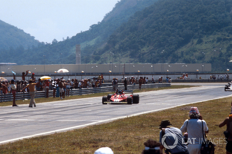 Damalı bayrak: Carlos Reutemann, Ferrari 312T2