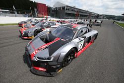 #2 Audi Sport Team WRT Audi R8 LMS: Connor de Filippi, Christopher Mies, Frédéric Vervisch