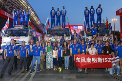 The Team Kamaz Master celebrates