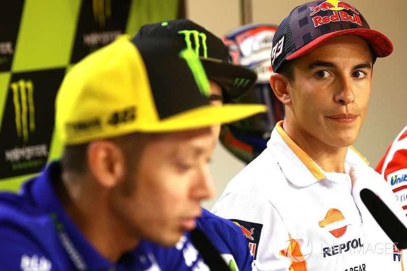 Valentino Rossi dan Marc Marquez